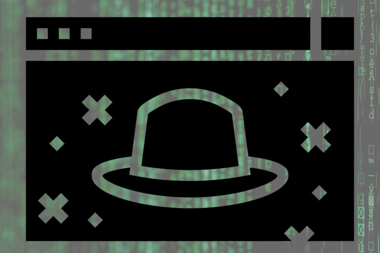black hat graphic